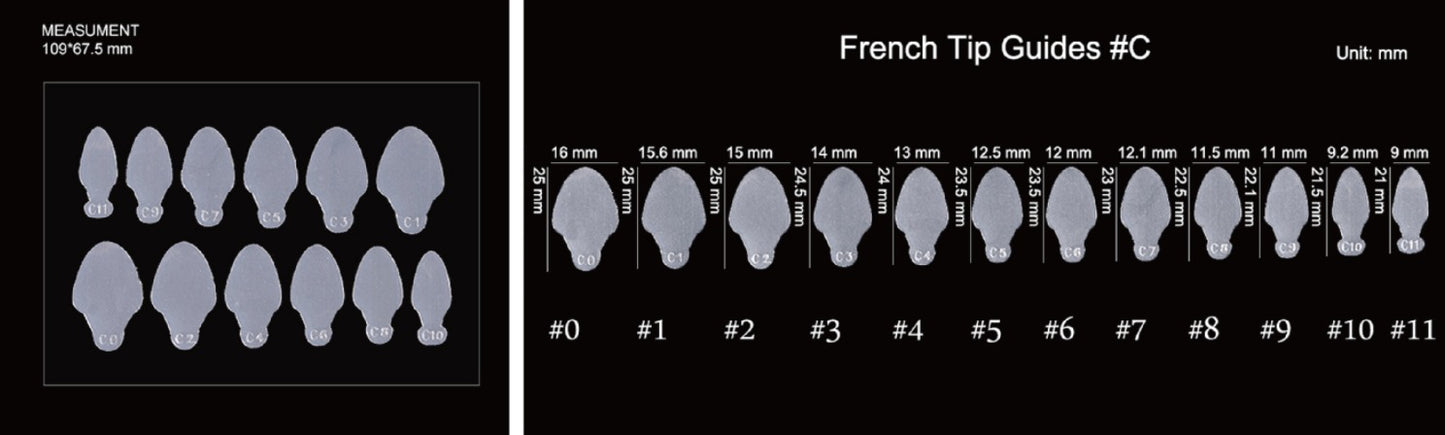 French Tip Mold - Long Stiletto