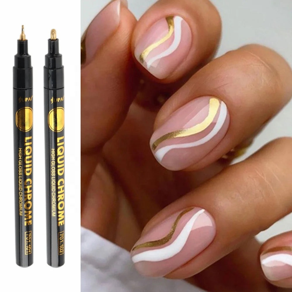 Liquid Chrome Pen Gold 2mm