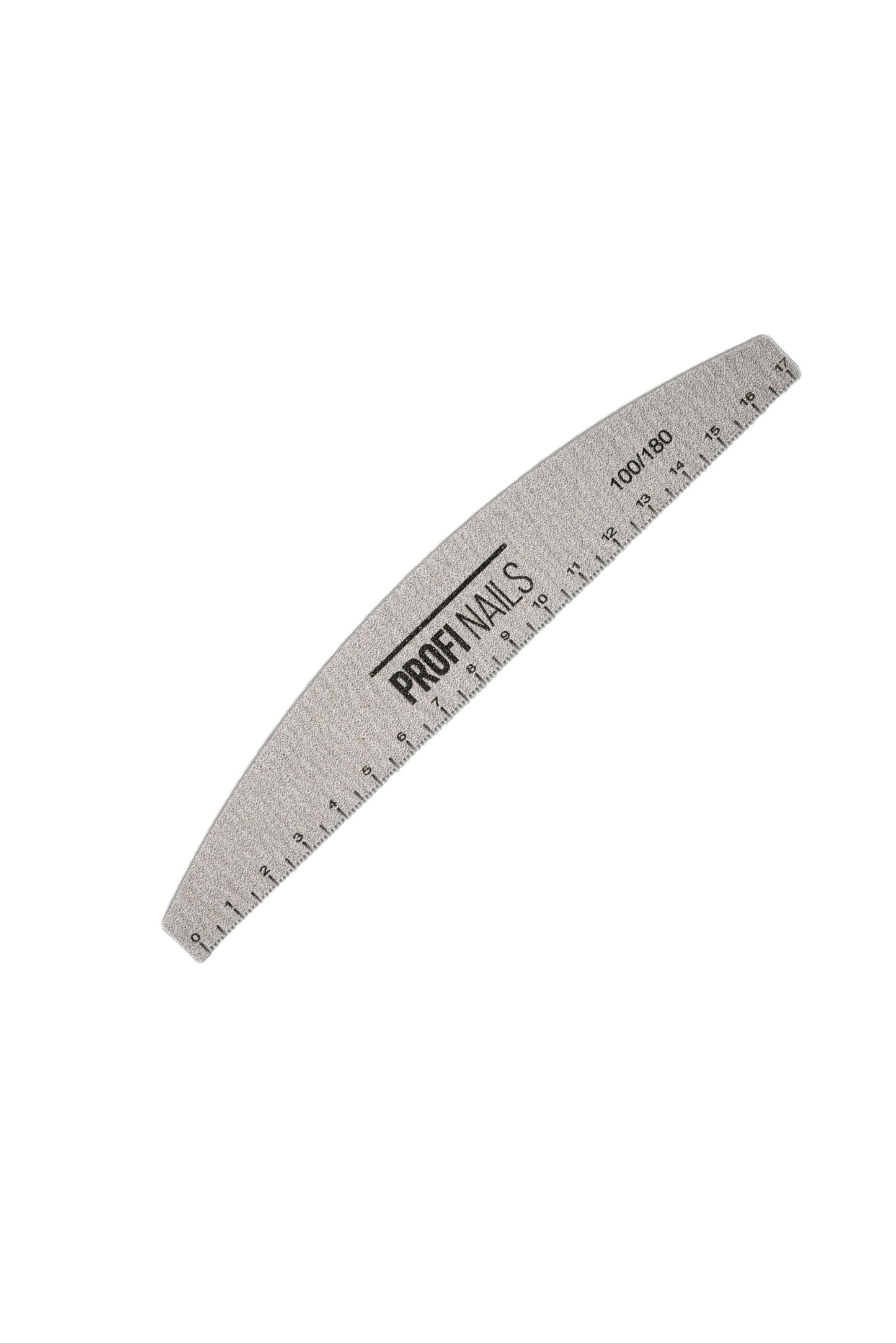 Nails file with a ruler