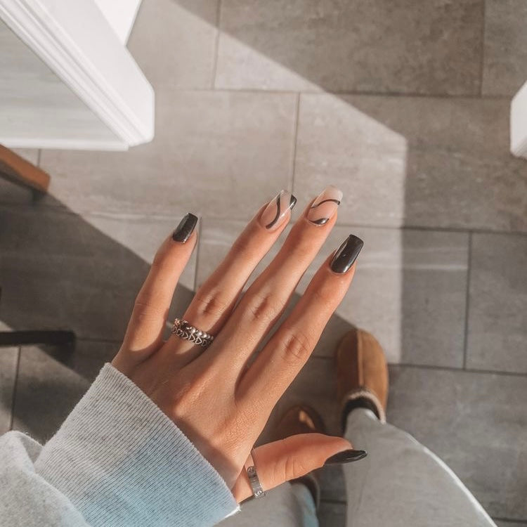 Gel Paint with a sticky layer Black