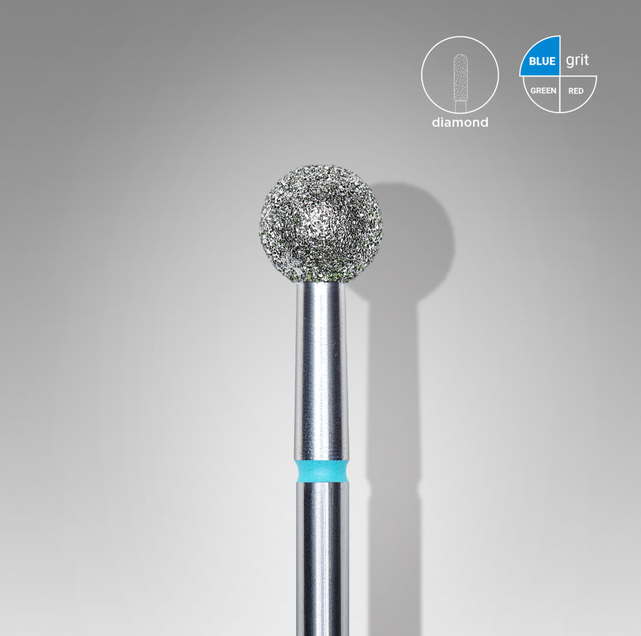 Diamond Nail Bit Ball 5mm Blue