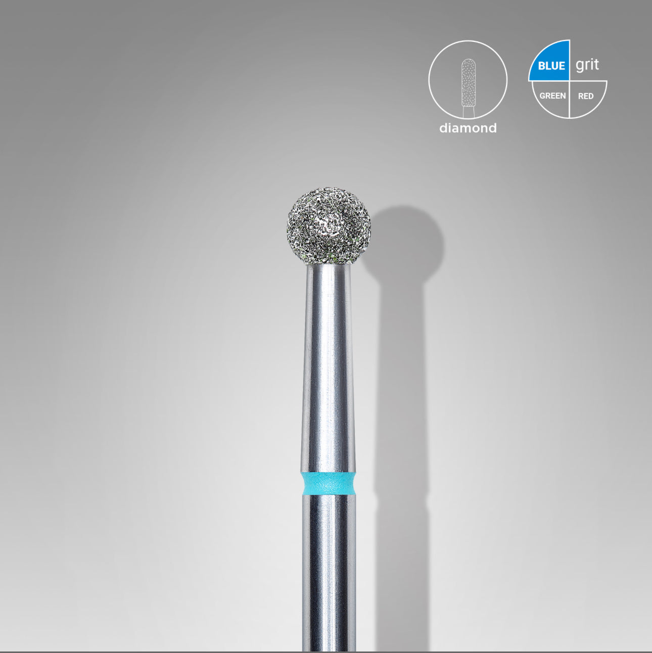 Diamond Nail Bit Ball 3.5mm Blue