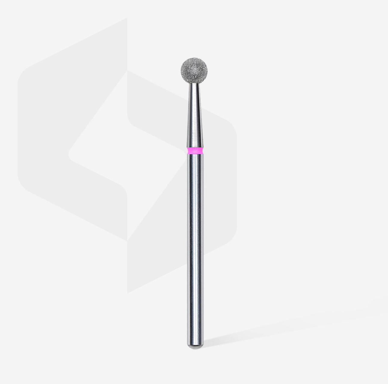Diamond Nail Bit Ball 4mm Red