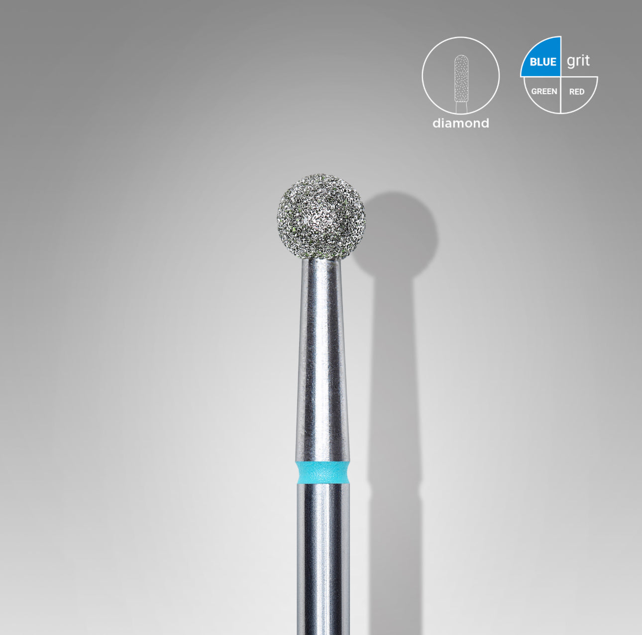 Diamond Nail Bit Ball 4mm Blue