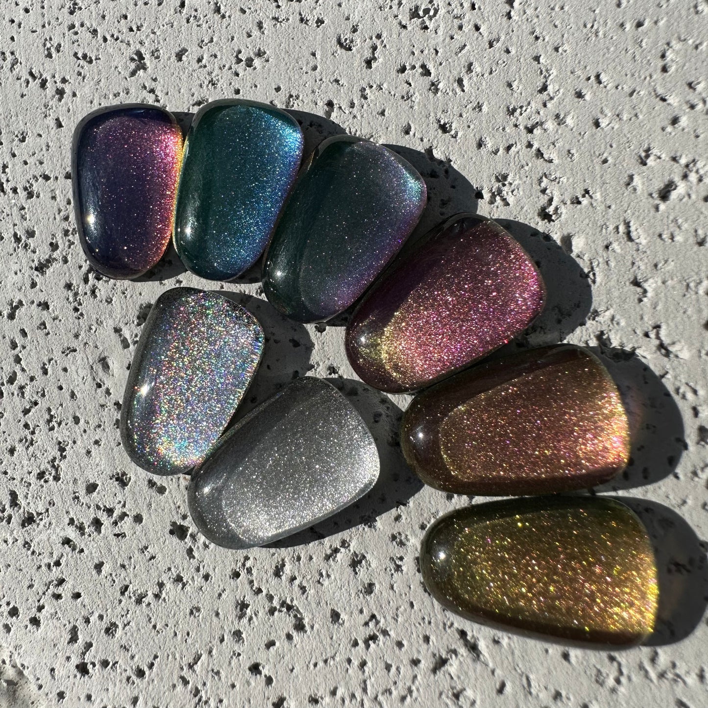 Gel Polish - Silver Cat Eye 9D