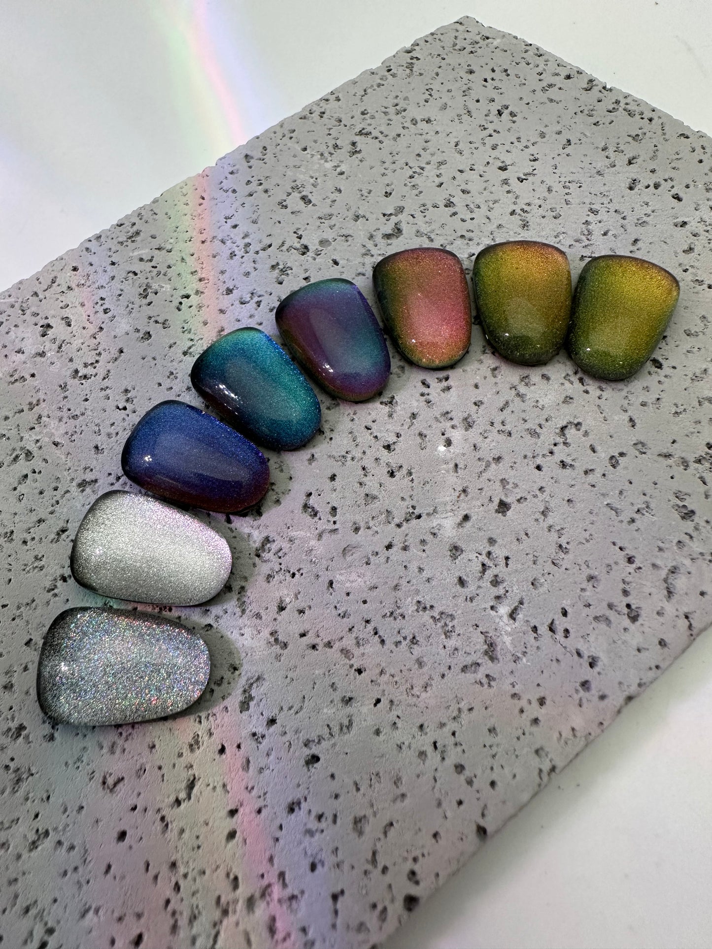 Gel Polish - Silver Cat Eye 9D