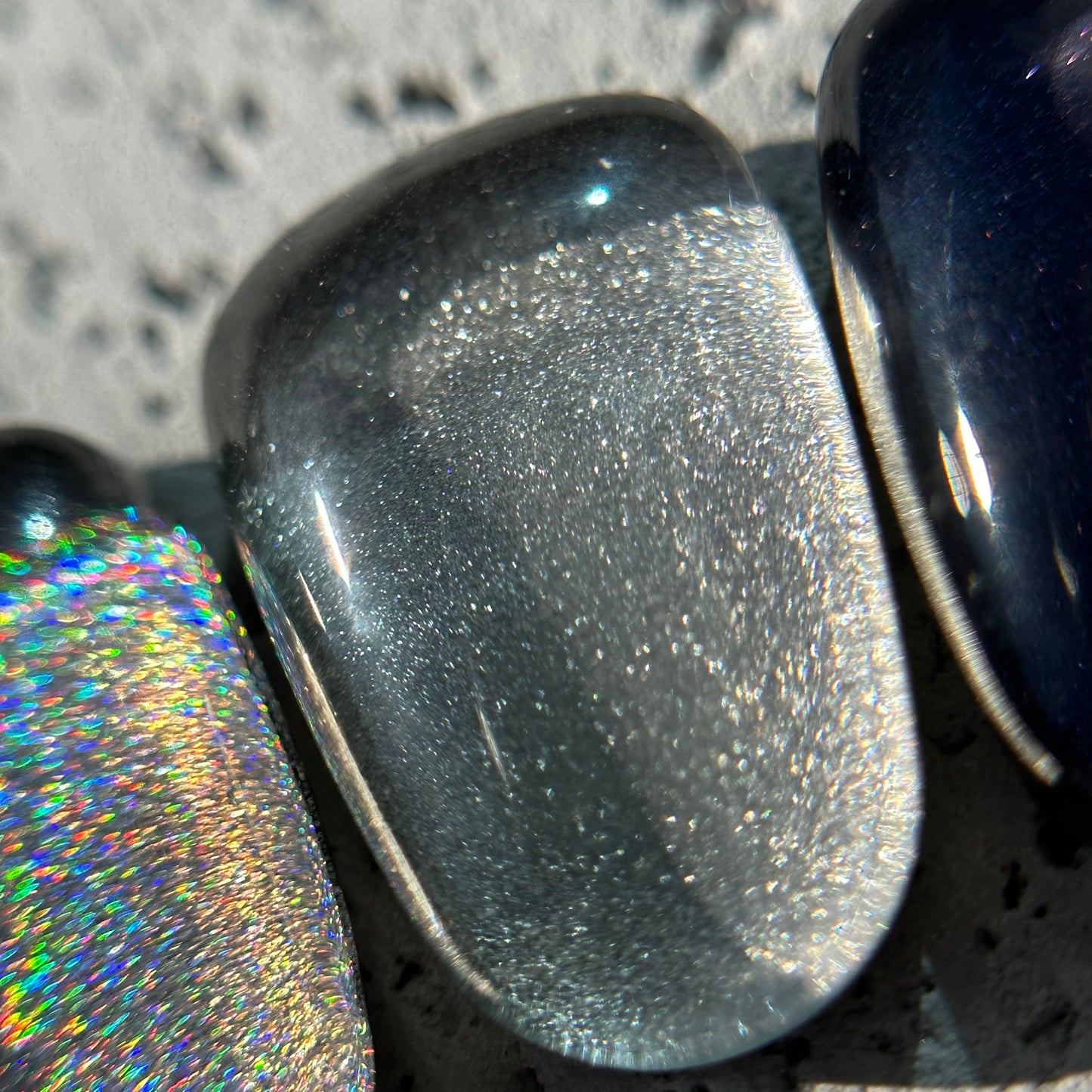 Gel Polish - Silver Cat Eye 9D