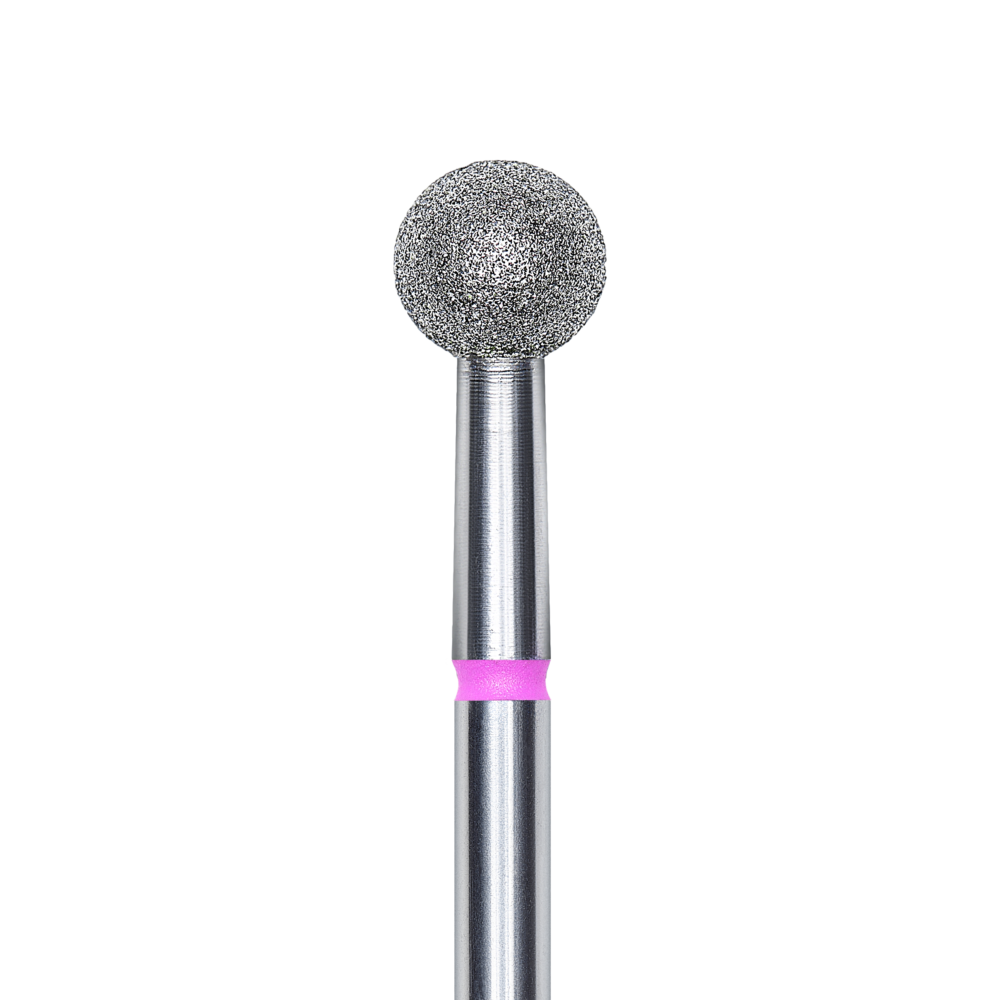 Diamond Nail Bit Ball 5mm Red