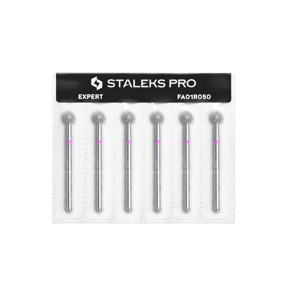 Diamond Nail Bit Ball 5mm Red