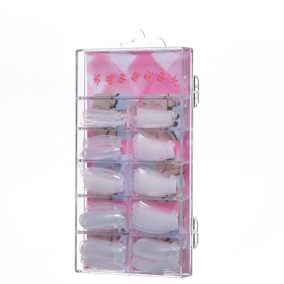 Top forms for nail extension