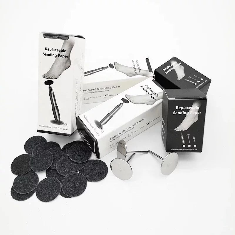 Metal Disc with 50 pc replacement food files