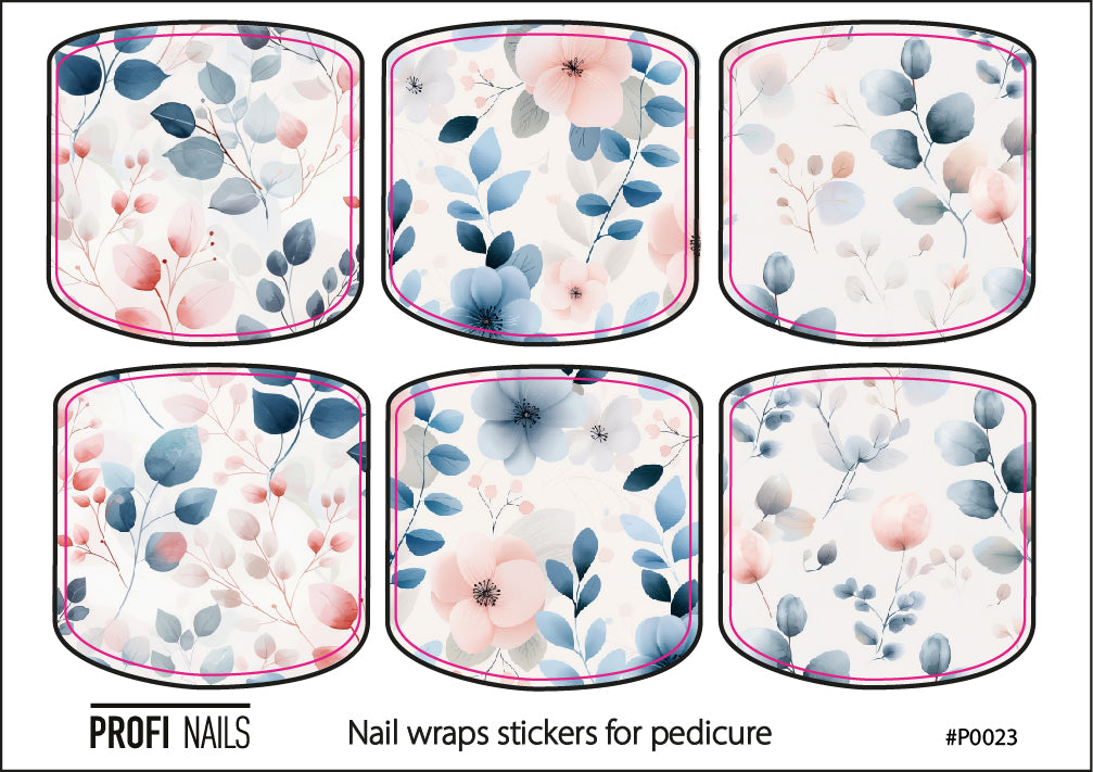 Nail Wraps Podo Mini #0023