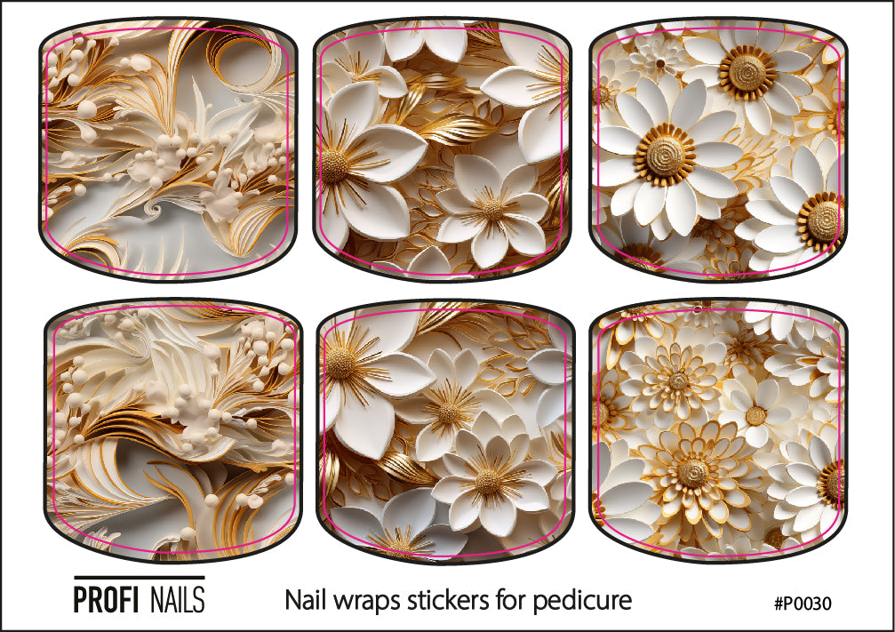 Nail Wraps Podo Mini #0030