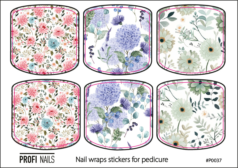 Nail Wraps Podo Mini #0037