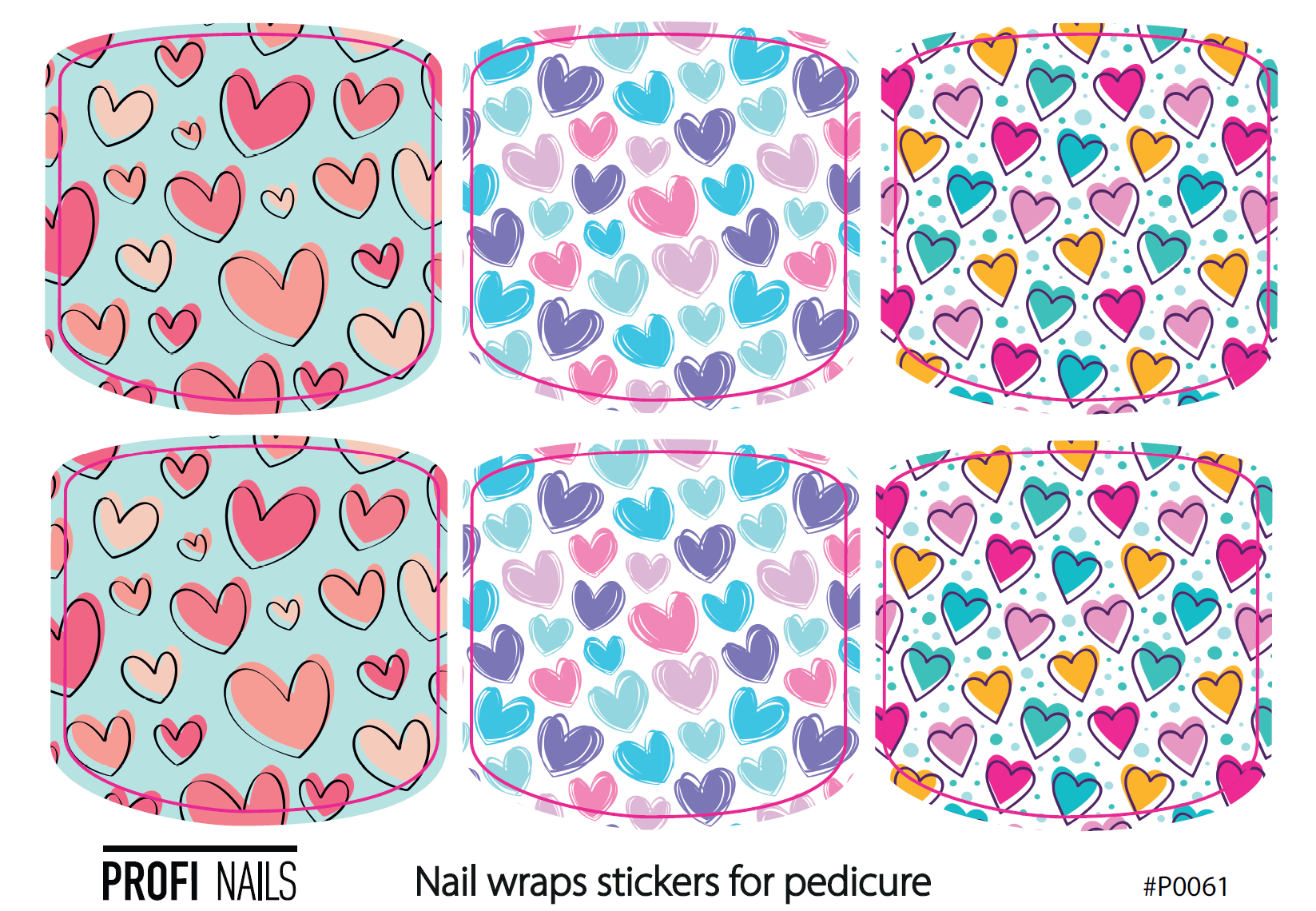 Nail Wraps Podo Mini #0061