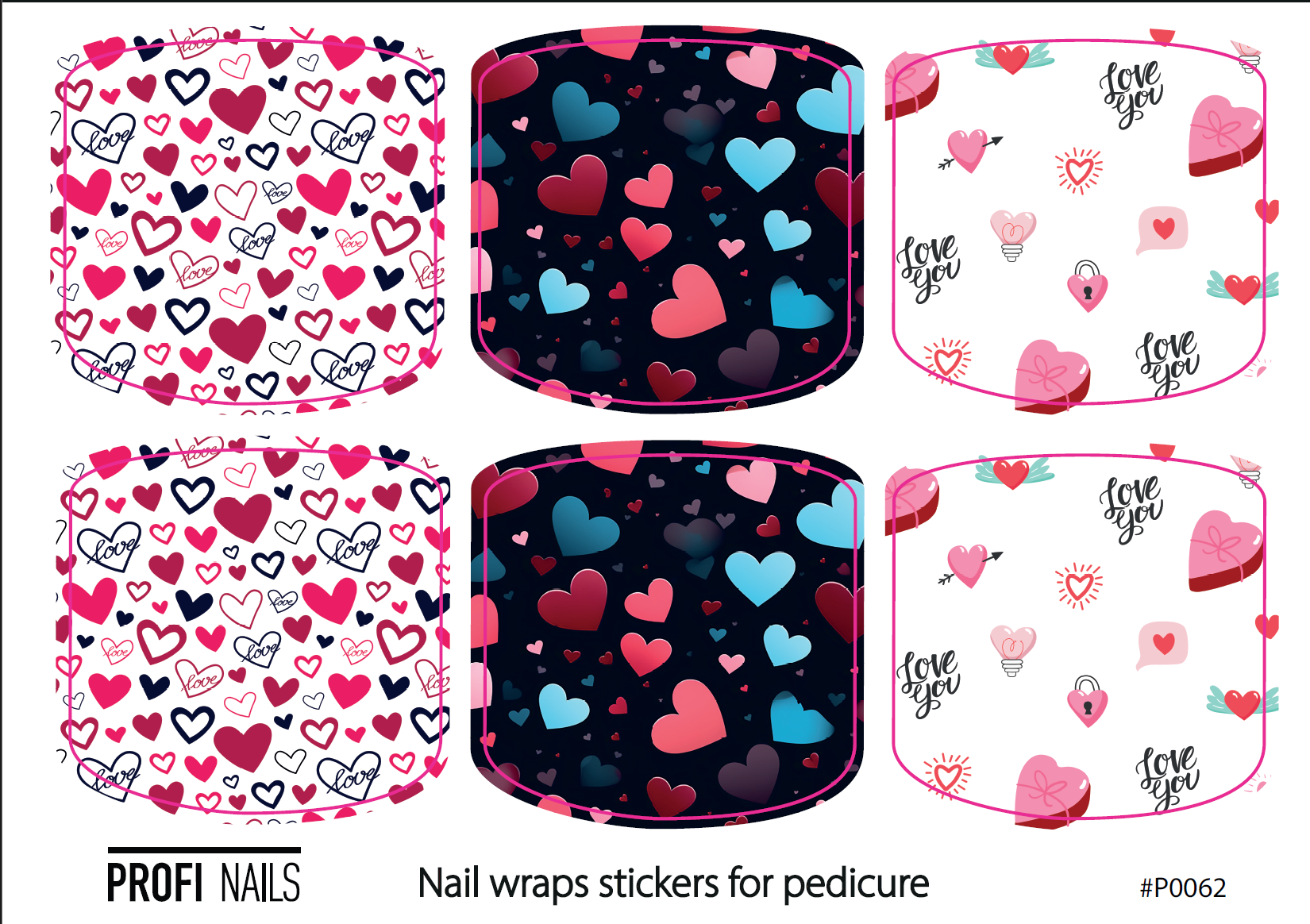 Nail Wraps Podo Mini #0062