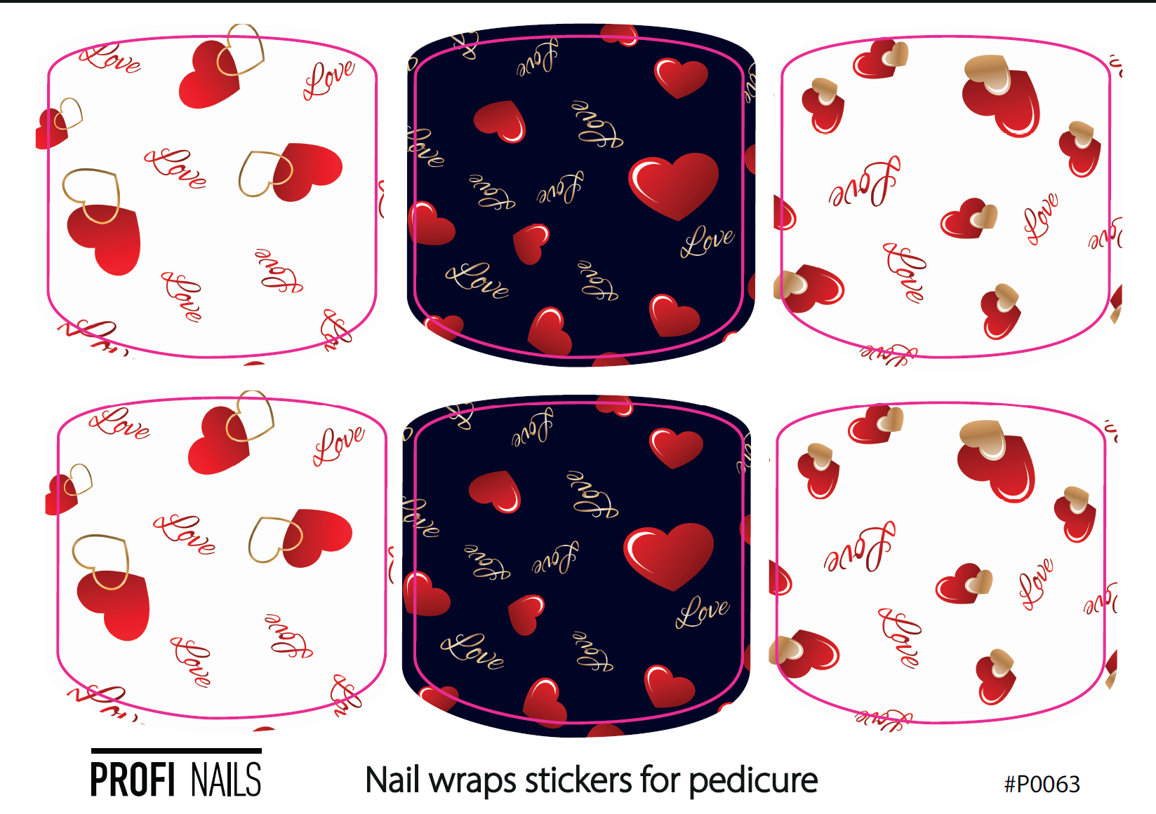Nail Wraps Podo Mini #0063