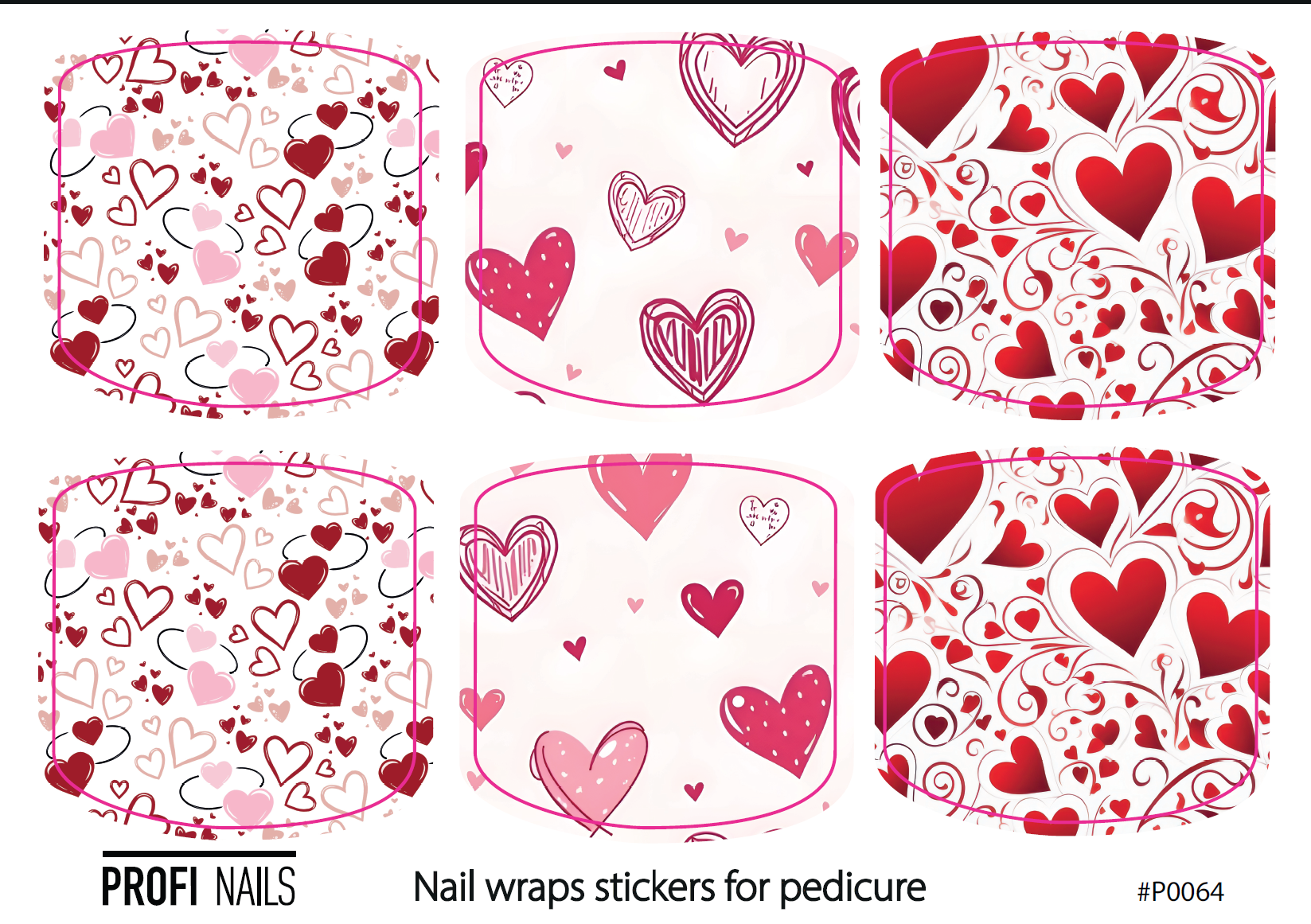 Nail Wraps Podo Mini #0064