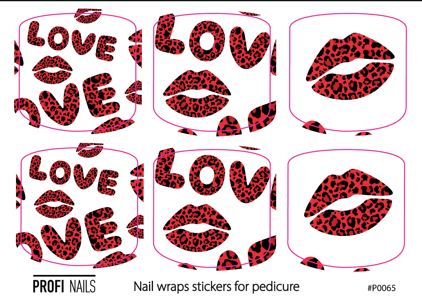 Nail Wraps Podo Mini #0065
