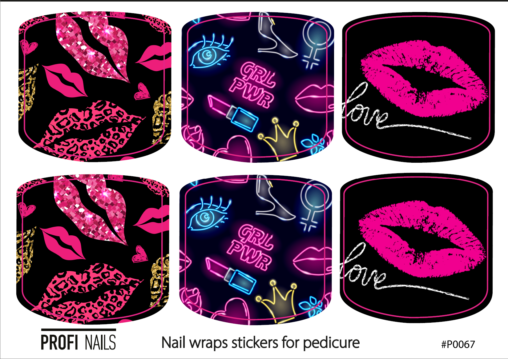 Nail Wraps Podo Mini #0067