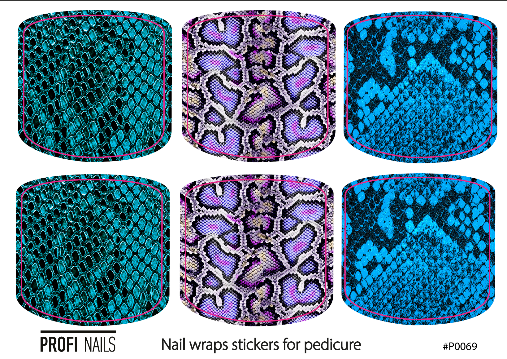 Nail Wraps Podo Mini #0069