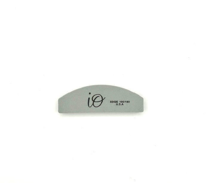 IO Mini Half-Moon Nail File 100/180 Grit – Grey