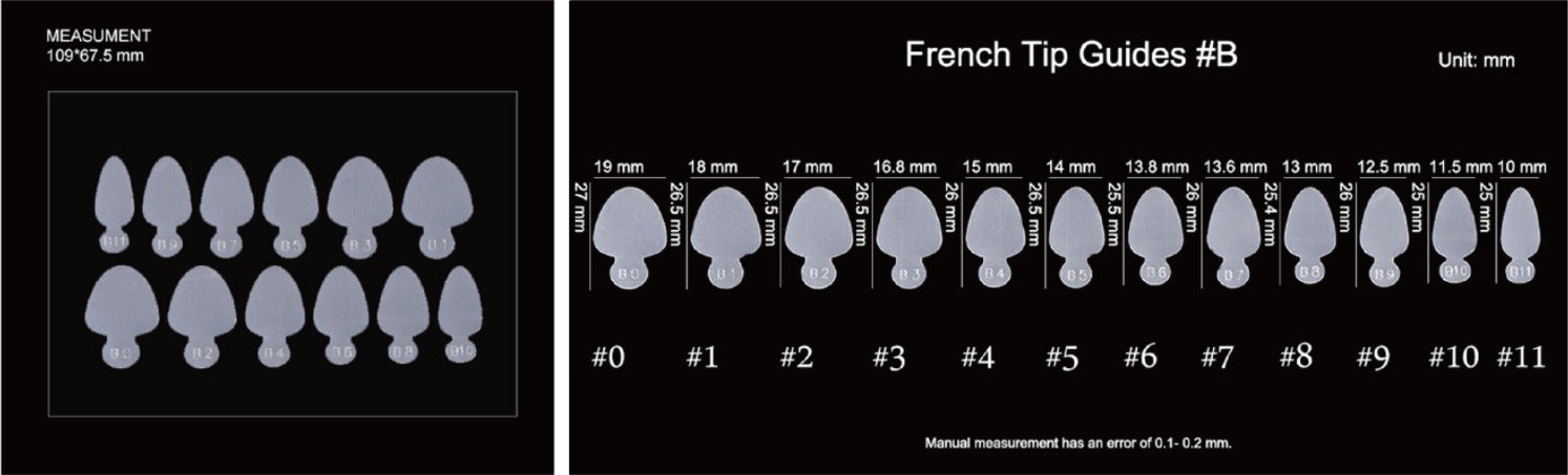 French Tip Mold - Short Almond