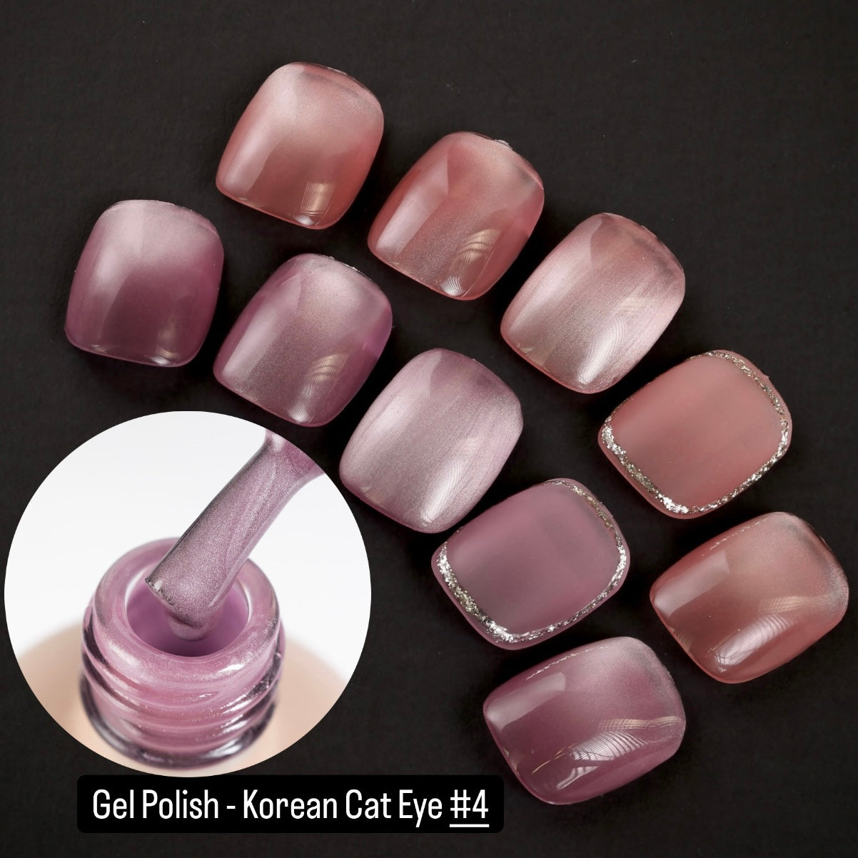 Gel Polish Korean Cat Eye - Lilac Viet