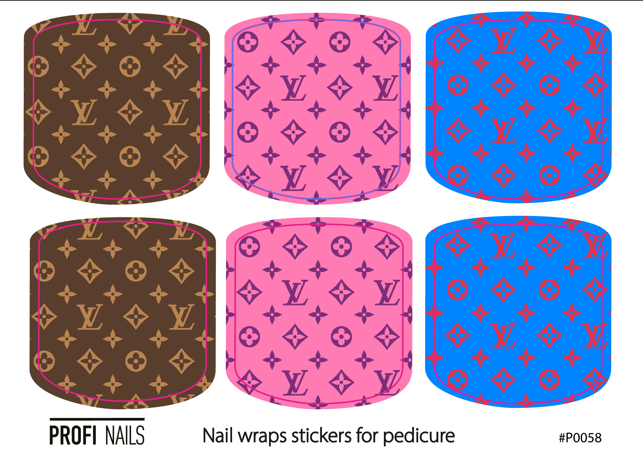 Nail Wraps Podo Mini #0058