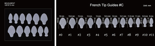 French Tip Mold - Long Stiletto