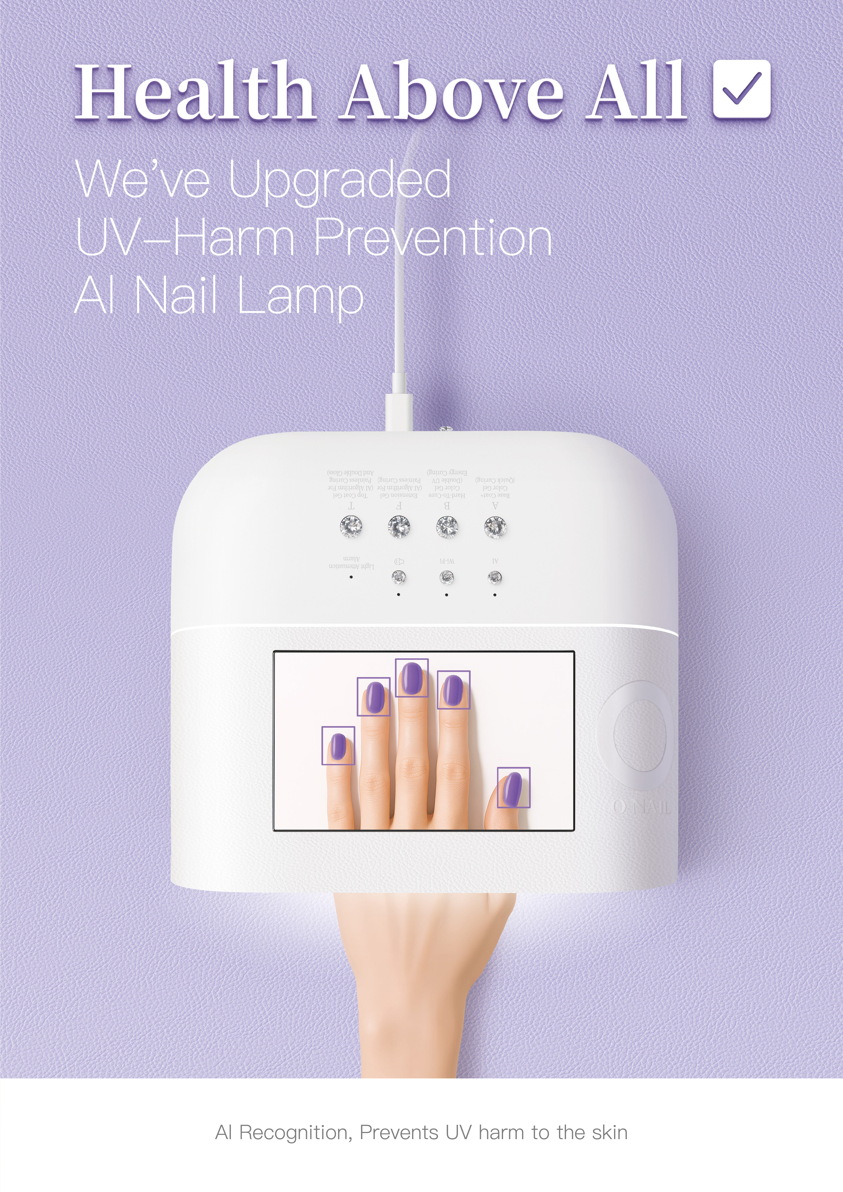 AI NAIL LAMP ホワイト AI NAIL LAMP ホワイト - メルカリ