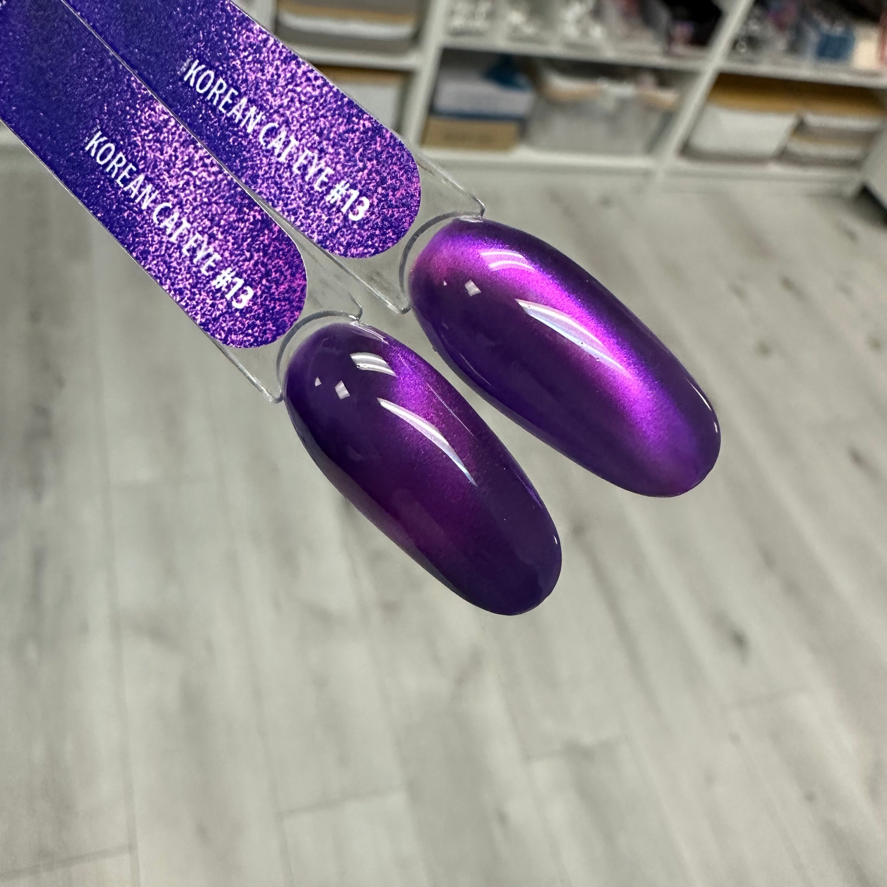 Gel Polish Korean Cat Eye - Purple Spell