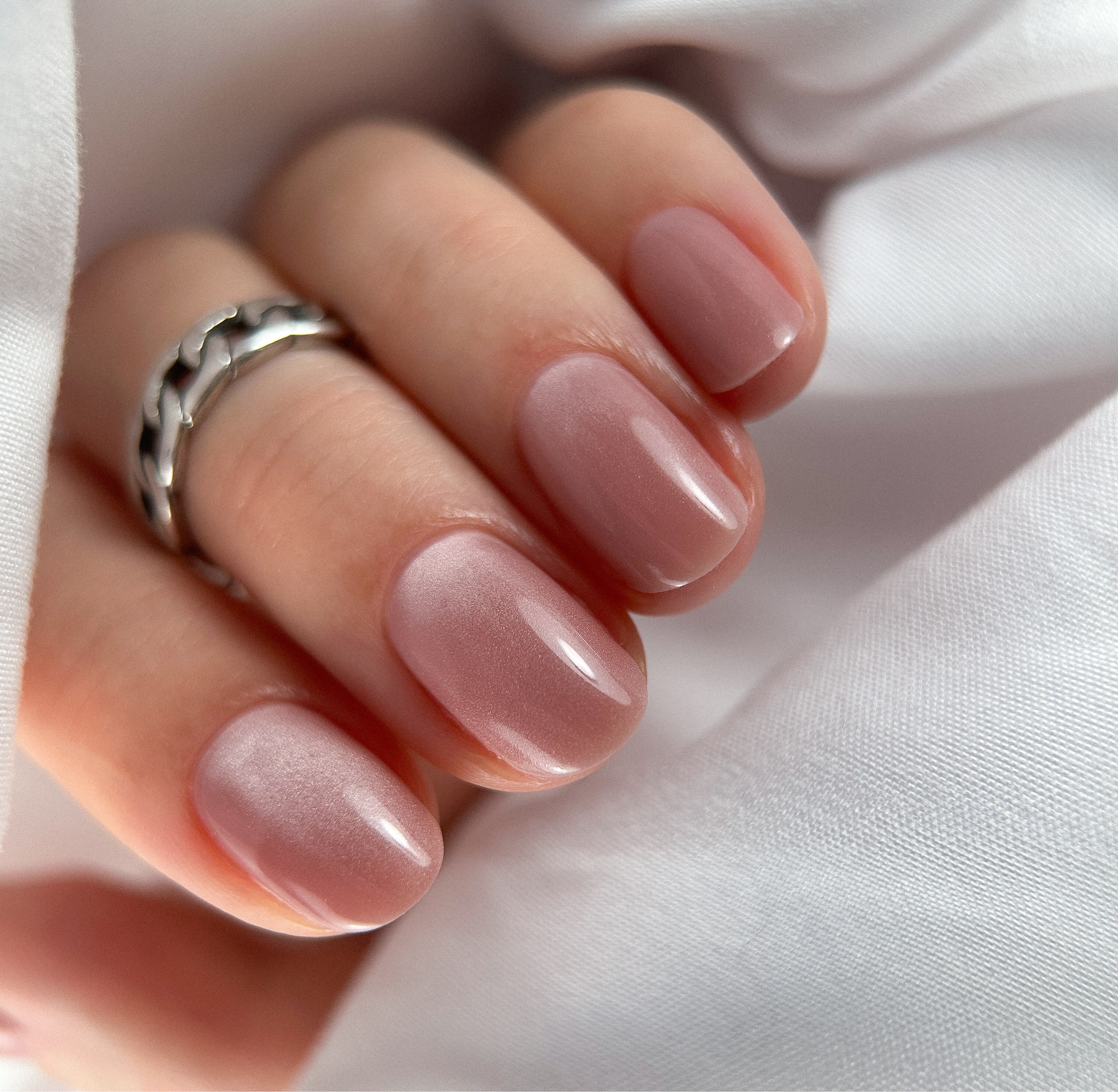 Gel Polish Korean Cat Eye - Bare Rose