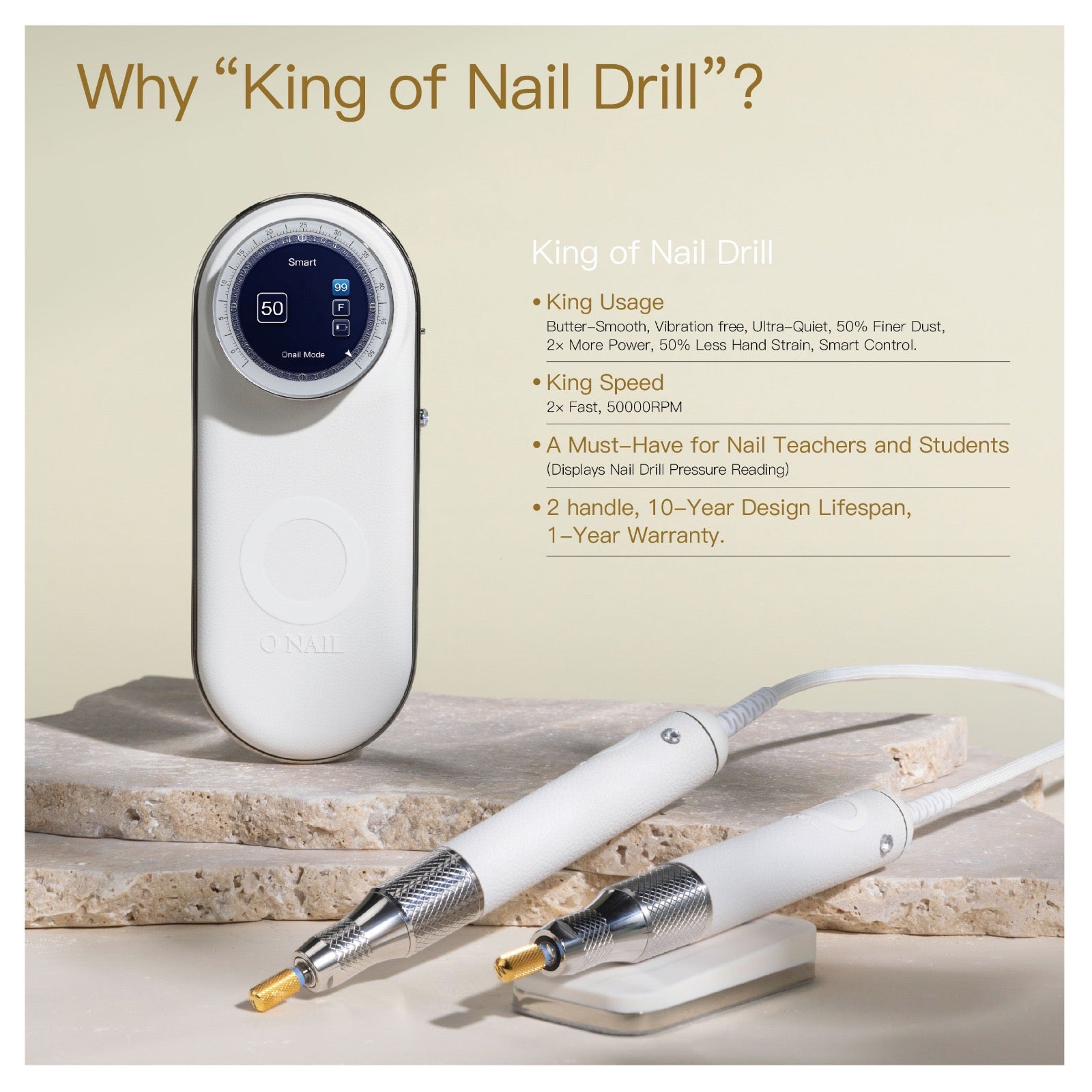 Nail Drill AI Precision - O NAIL