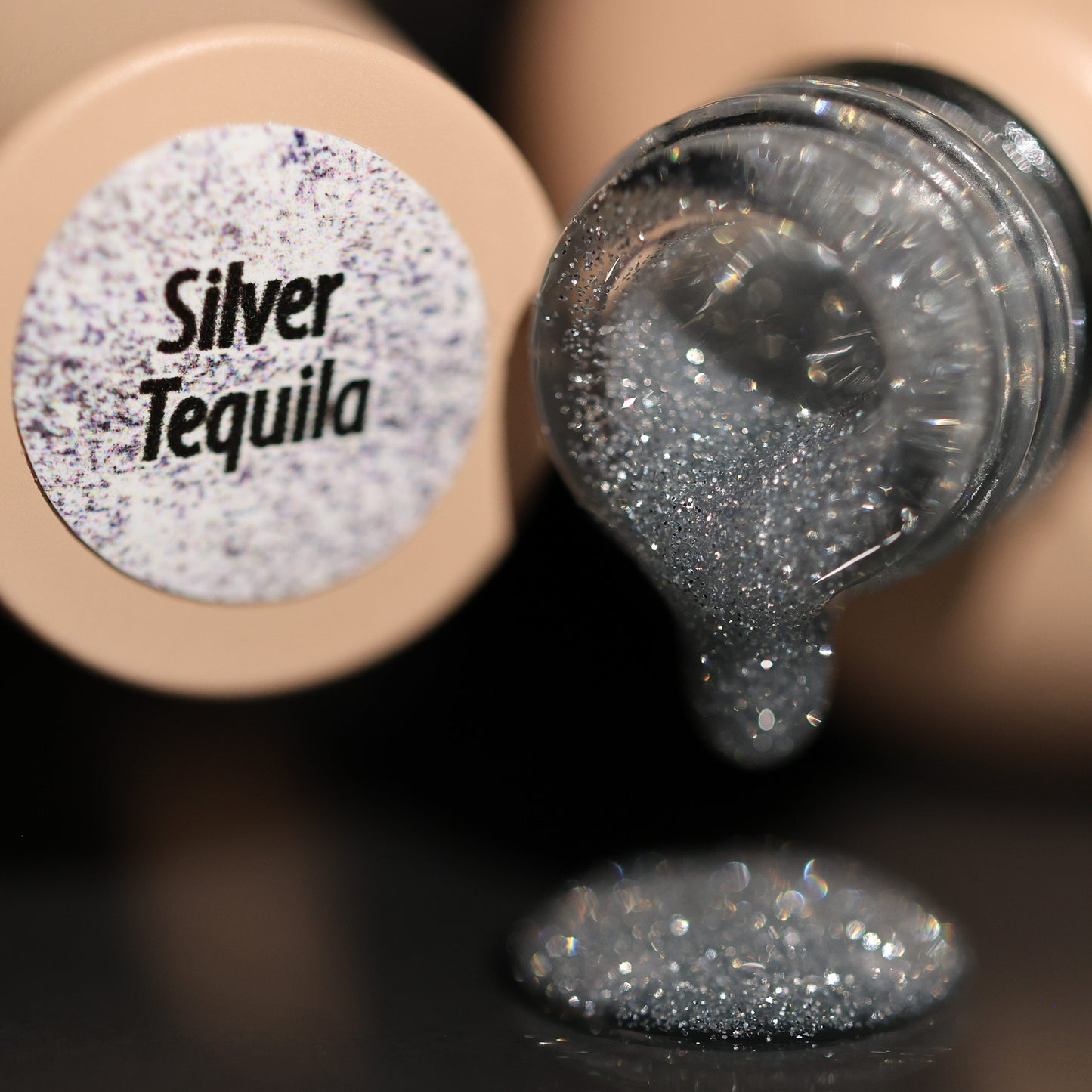 Reflective Gel Polish - Silver Tequila