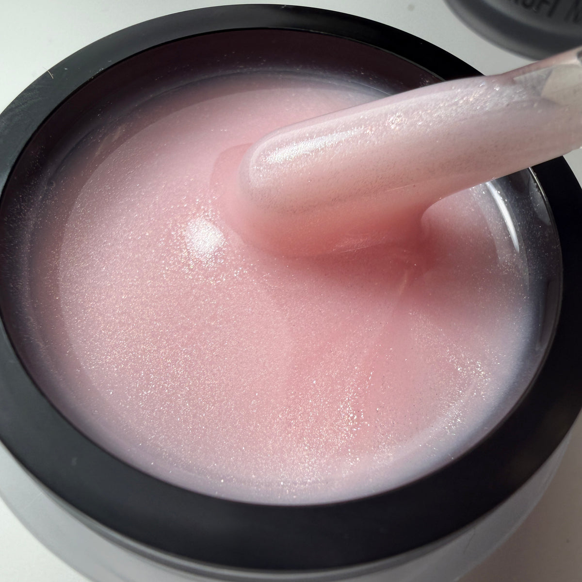 Profi Nails Pretty Liquid Gel in a shimmer shade for nail overlays, reinforcement, and salon use.