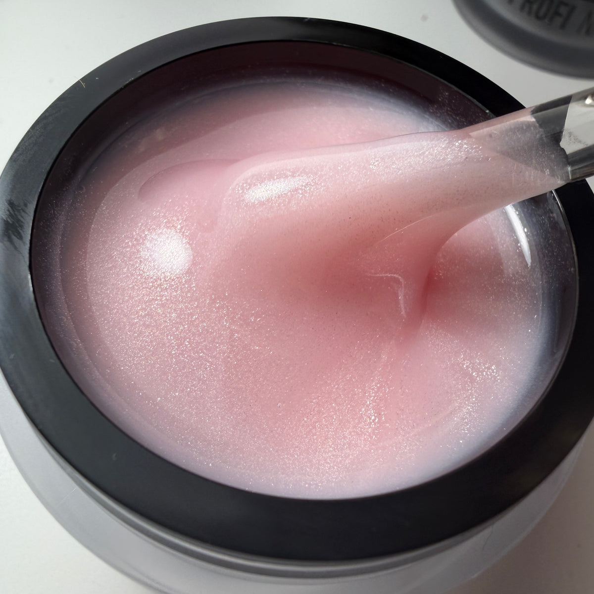 Pretty Liquid Gel by Profi Nails, medium-consistency shimmer gel for UV/LED professional nail services.
