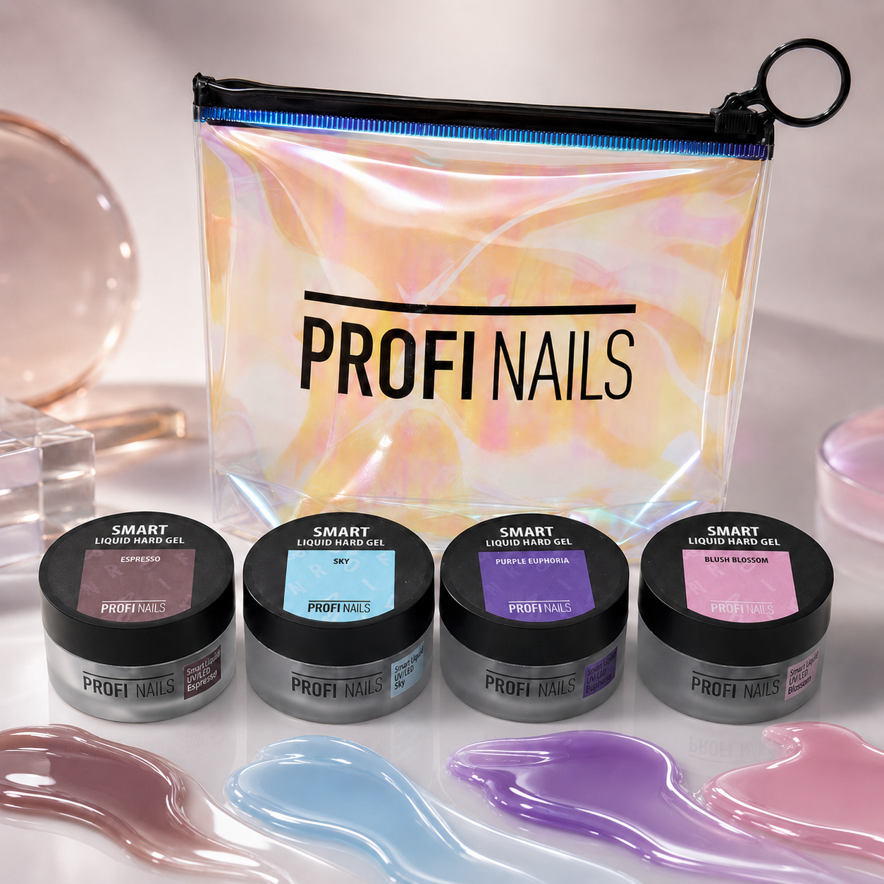 Dreamy Palette Smart Liquid Hard Gel Bundle – 4 x 15 ml / 0.5 oz