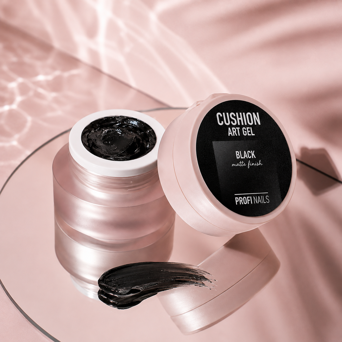 Cushion Ombre Nail Art Gel - Black