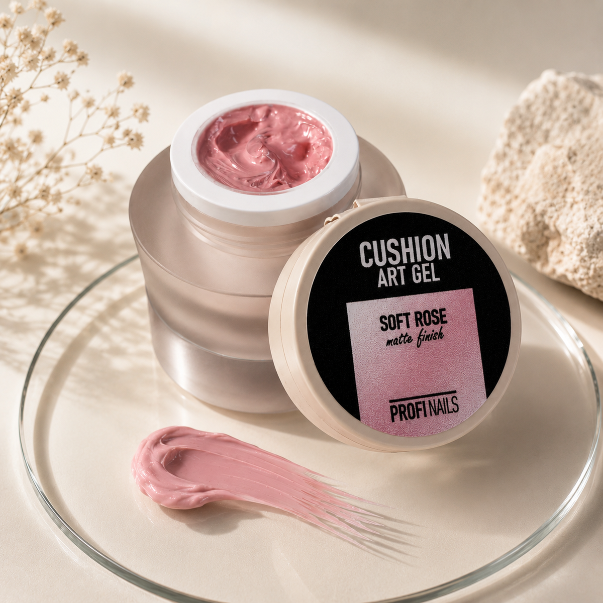 Cushion Ombre Nail Art Gel - Soft Rose