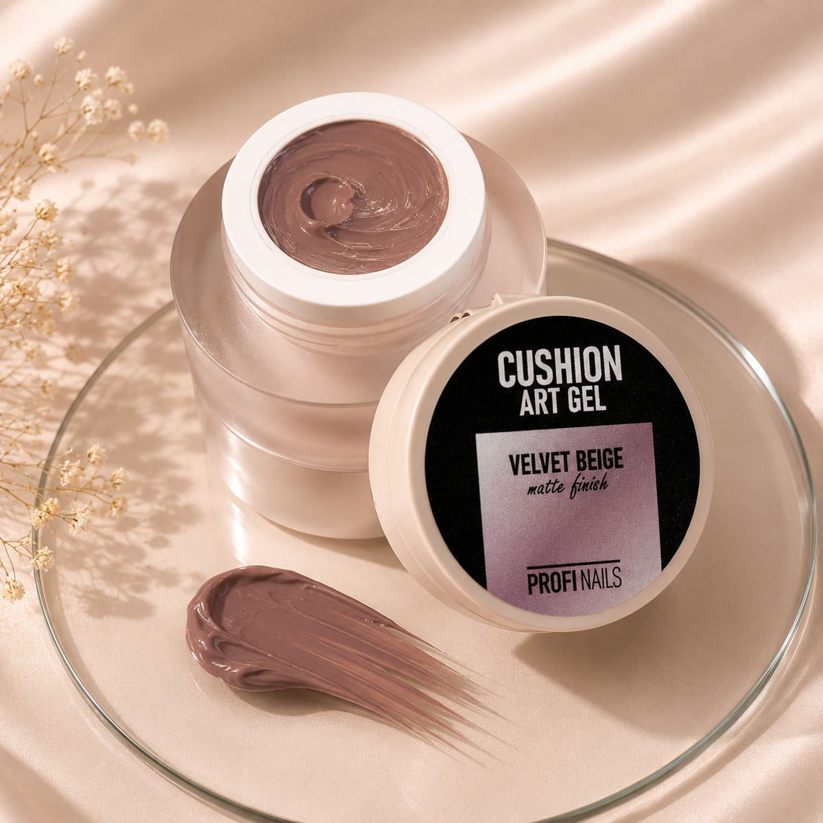 Cushion Ombre Nail Art Gel - Velvet Beige