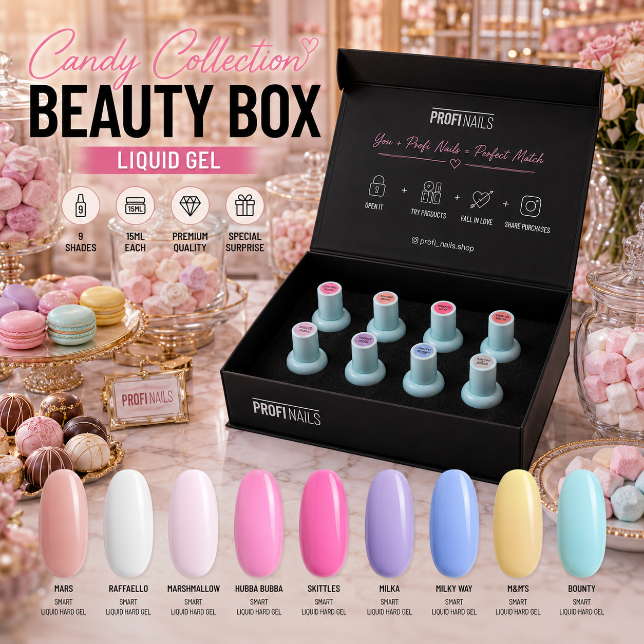Candy Collection - Beauty Box - Liquid Gel