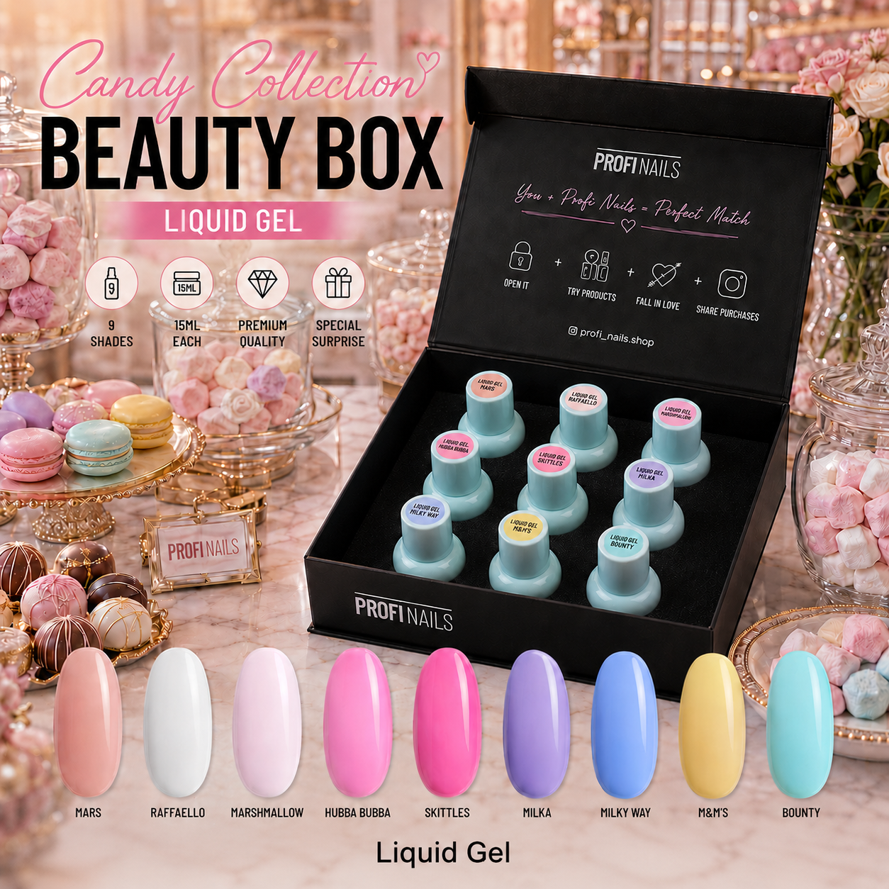 Candy Collection - Beauty Box - Liquid Gel