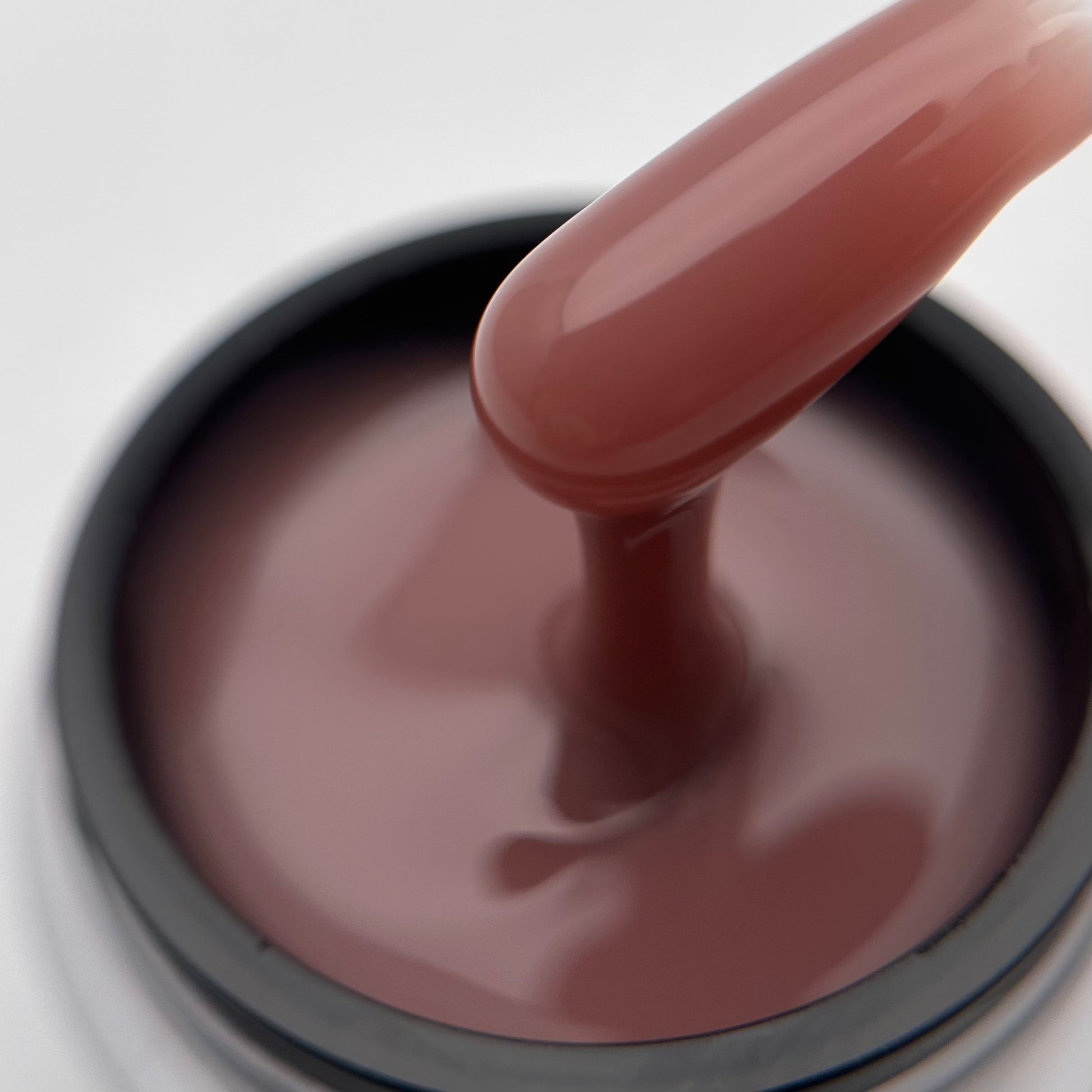 Choco Cream UV LED builder gel for warm neutral structured manicures
