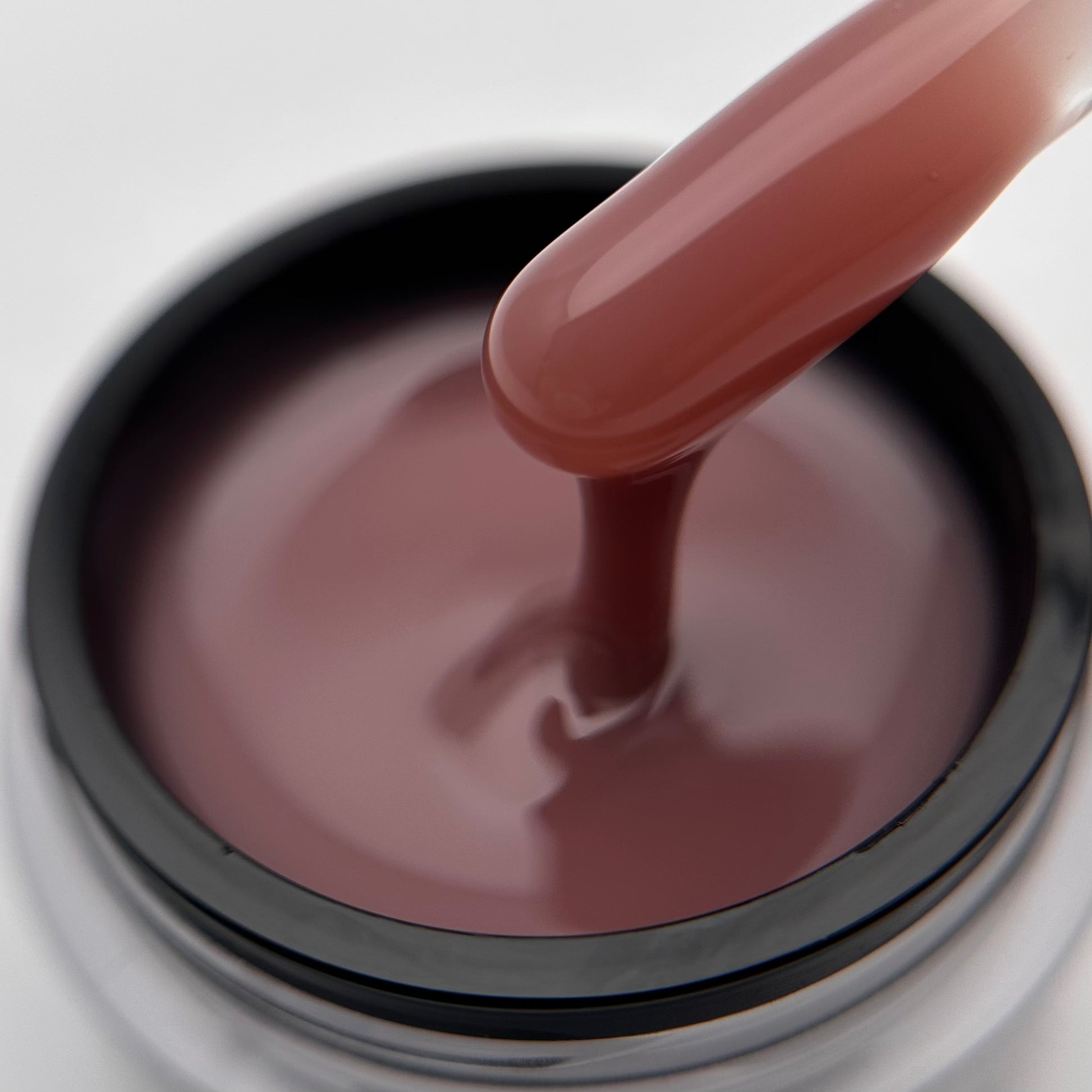 Professional Choco Cream hard gel for nude nail overlays