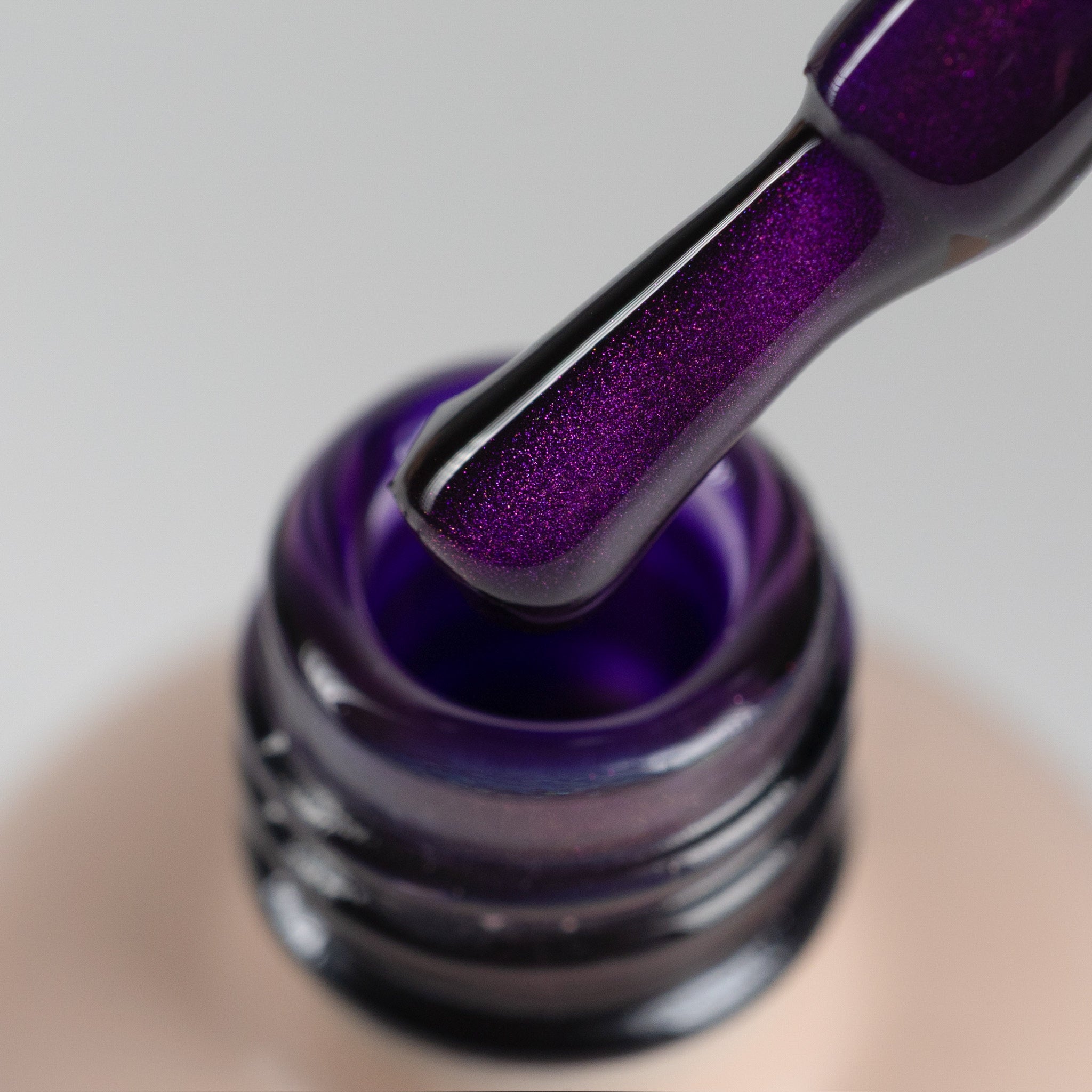 Gel Polish Korean Cat Eye - Purple Spell