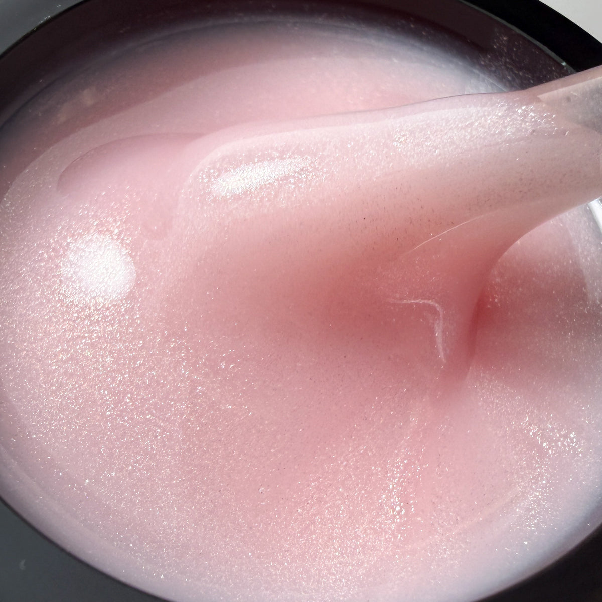 Pretty Liquid Gel by Profi Nails in shimmer finish, professional UV/LED nail strengthening gel.