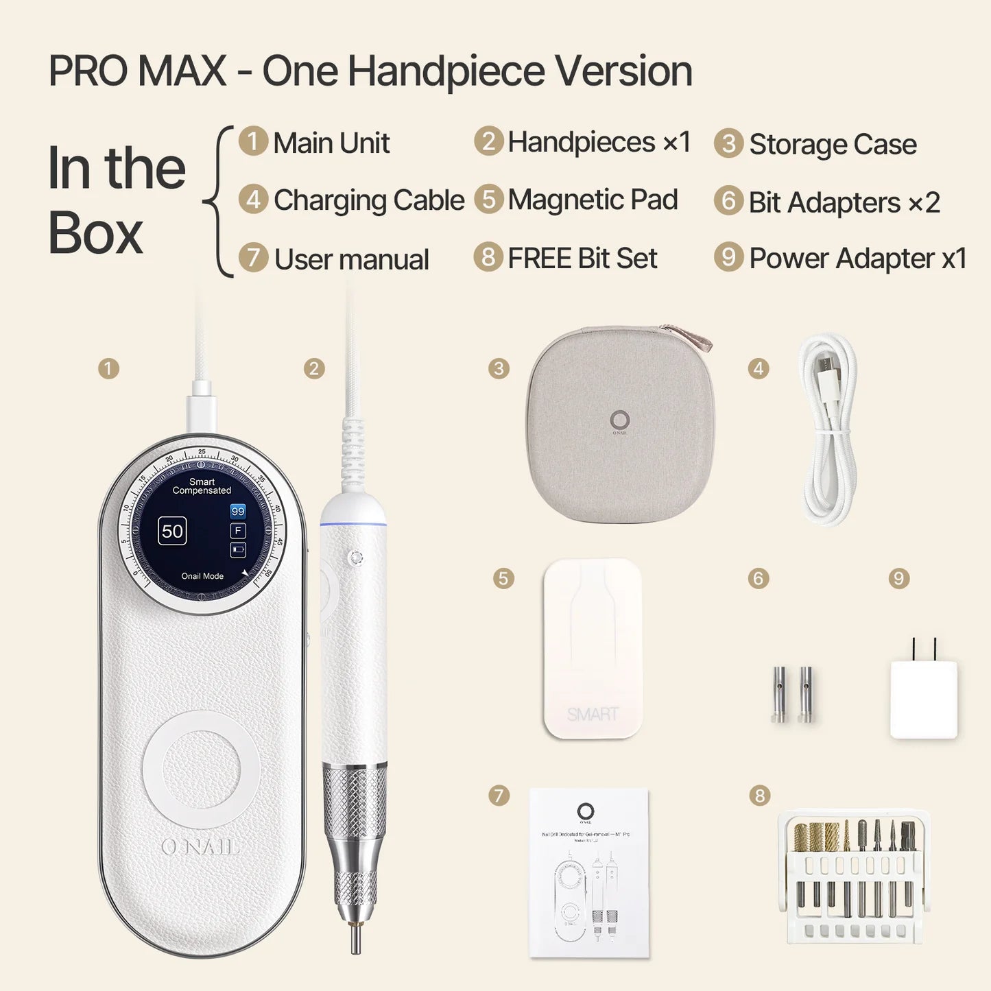Nail Drill AI Precision PRO Max - O NAIL