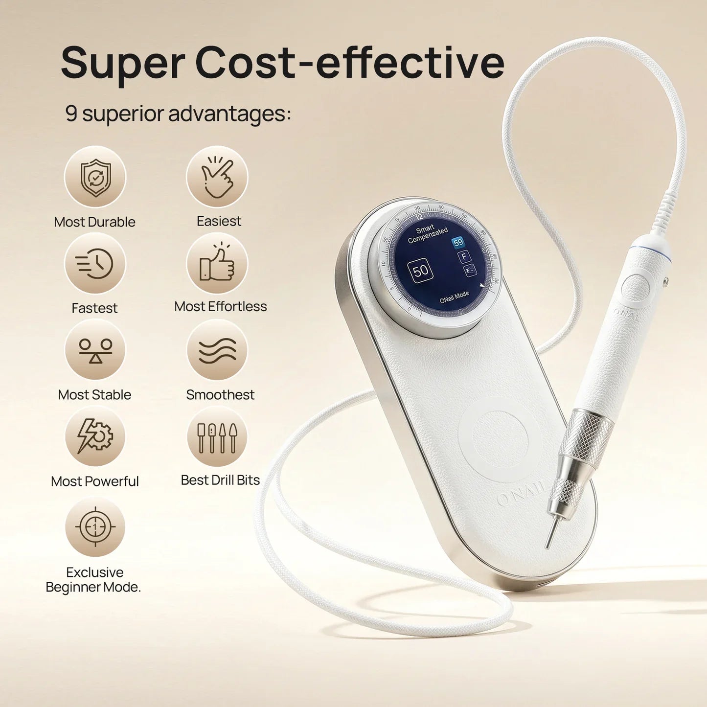 Nail Drill AI Precision PRO Max - O NAIL