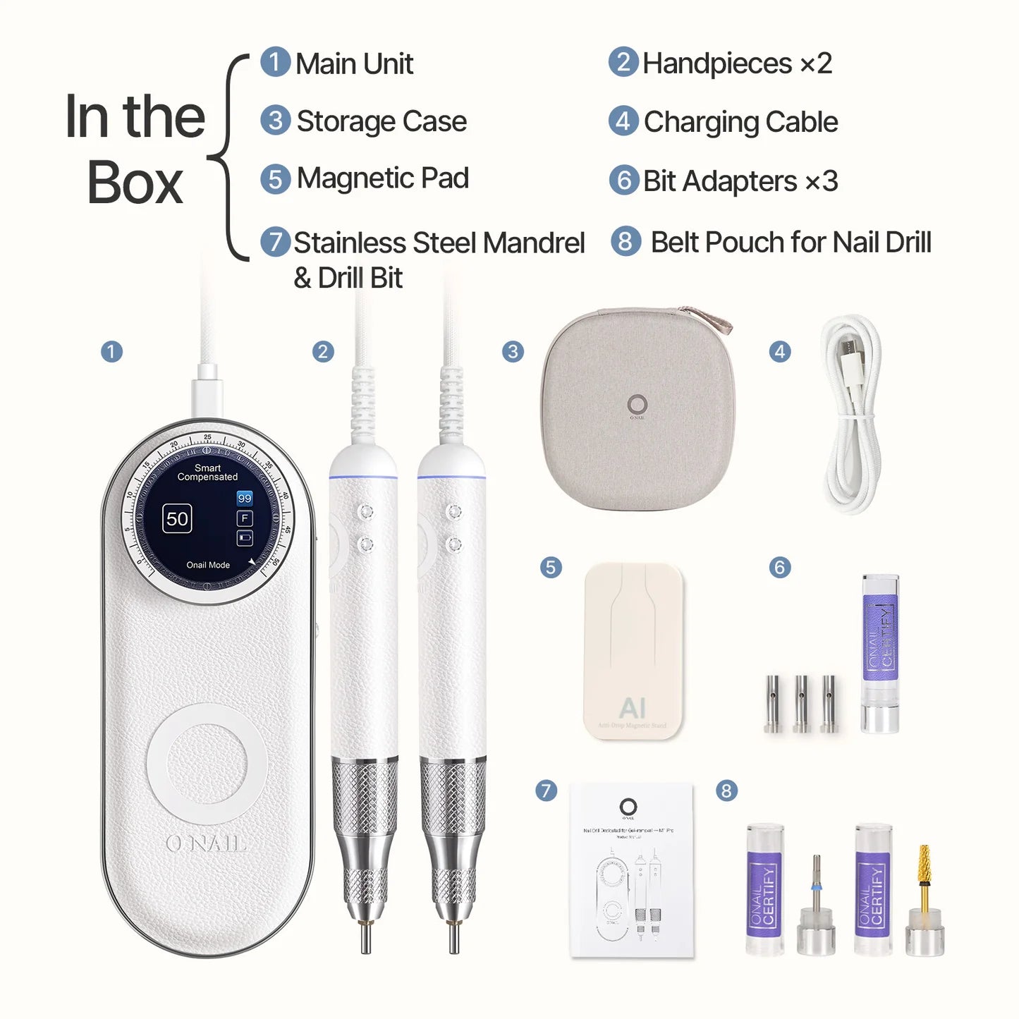Nail Drill AI Precision - O NAIL